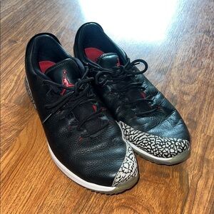 Nike Black and Red Sneakers